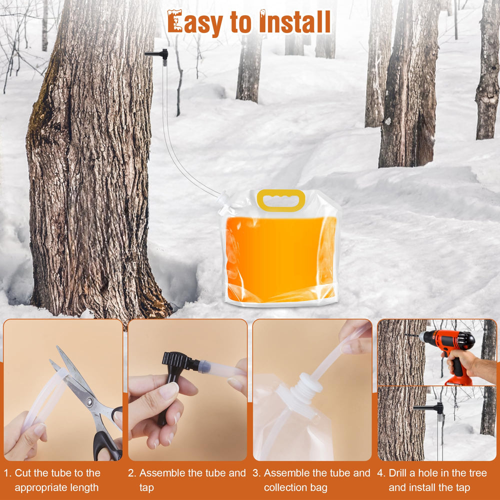 DSTANA BPA-free maple bag and tubing ensure safe, reusable collection