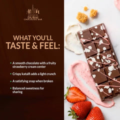 Gift-ready Dubai Choco Strawberry Crush box arranged for entertaining guests.