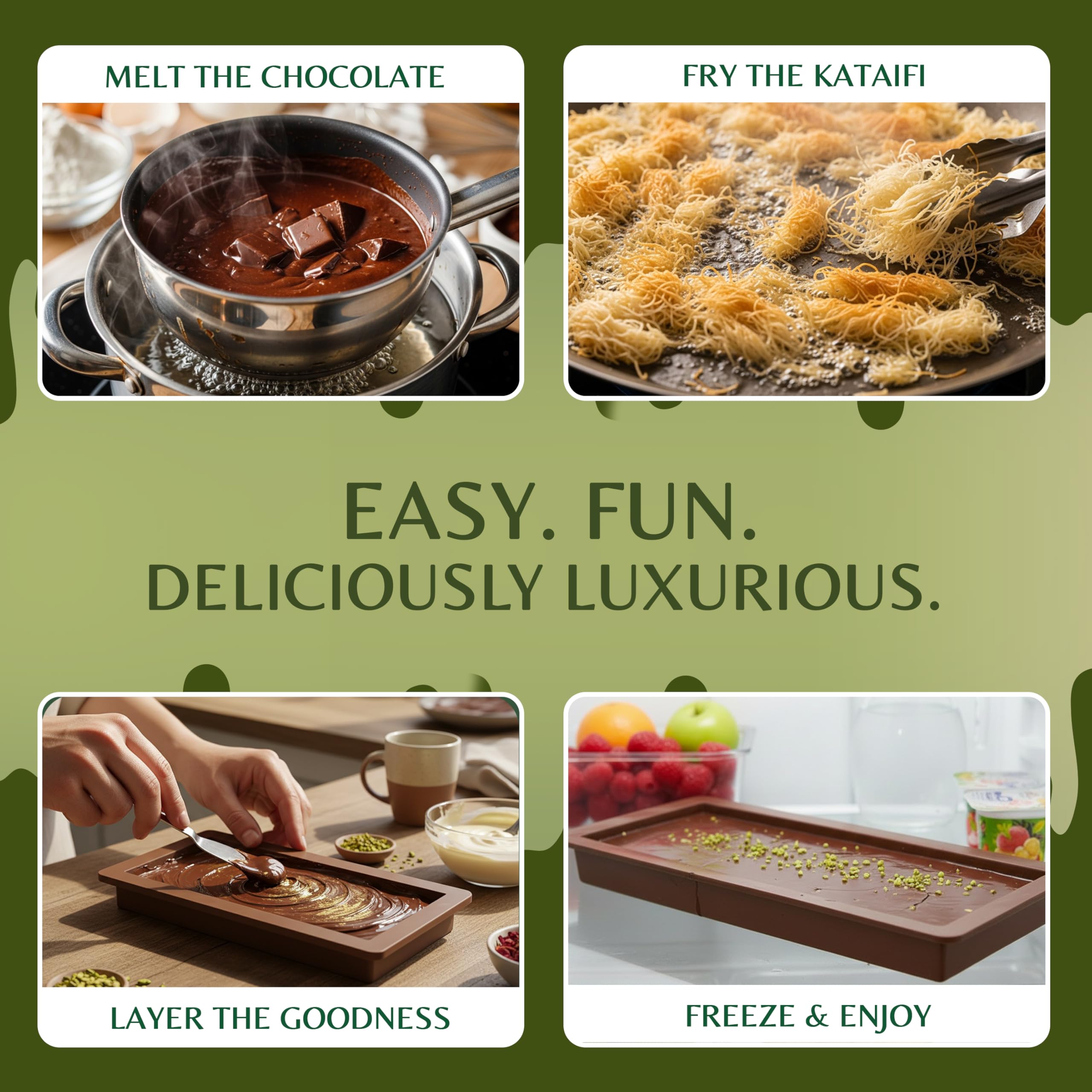 Dubai Chocolate Bar Master milk chocolate wafers melt smoothly for glossy bars.