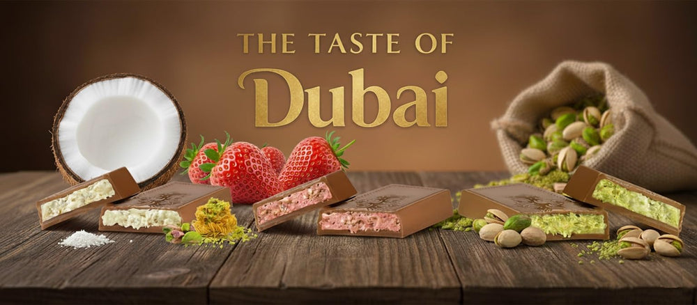 Dubai Chocolate Bar Variety strawberry topping with pink gleam and smooth center.