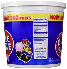 Dubble Bubble resealable stay-fresh tub to keep gum fresh between snacking.