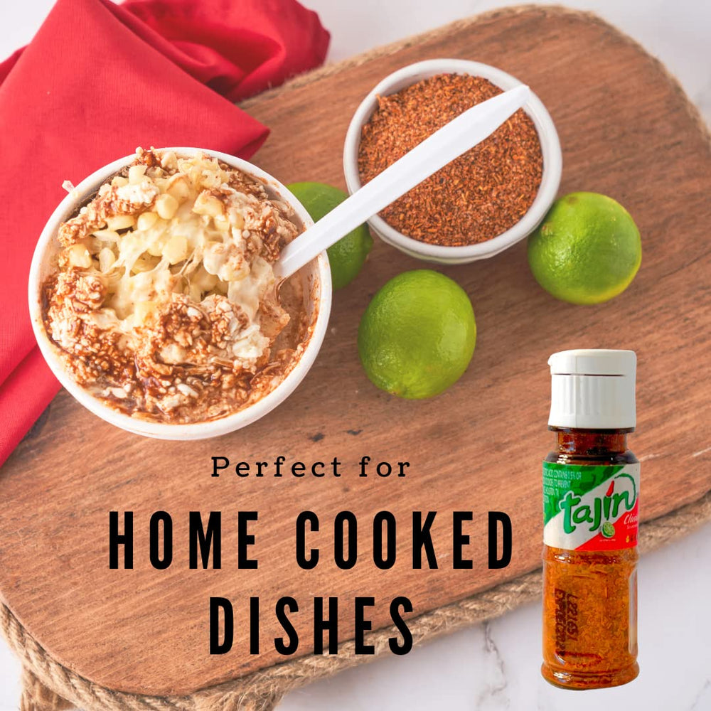 Dubbs Hardware Tajín on-fruit use shows versatile seasoning for fruits vegetables and snacks.