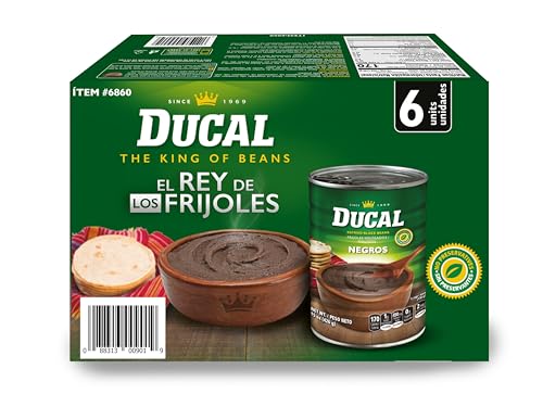 Ducal Refried Beans creamy texture close-up highlights silkiness and smoothness for wraps.