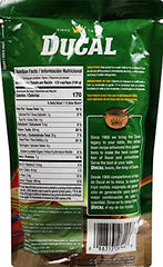 Ducal Refried Black Beans pouch served in a bowl, protein-rich and versatile.