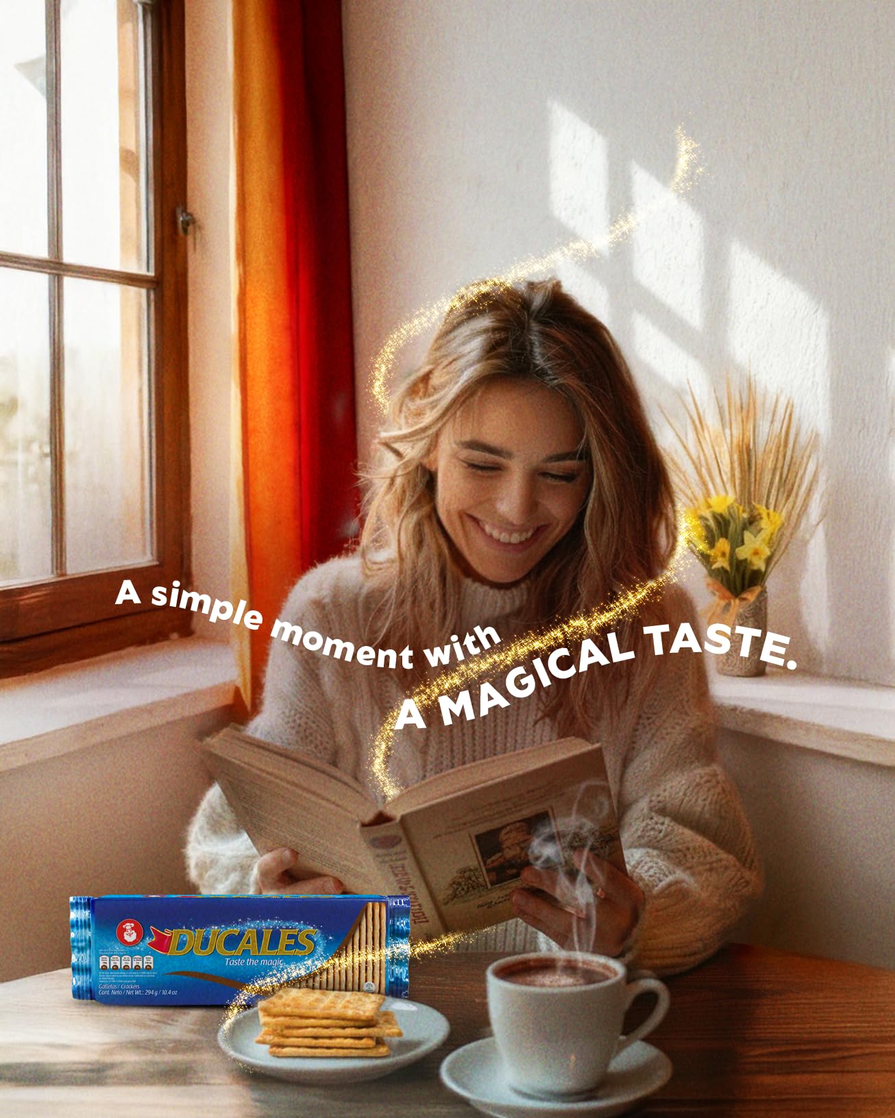Ducales Crackers four-pack value keeps snacks stocked and ready.