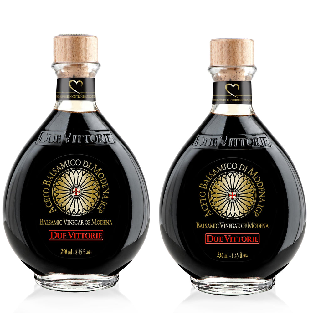 Due Vittorie Oro Gold bottle front, showcasing premium aging and craftsmanship.