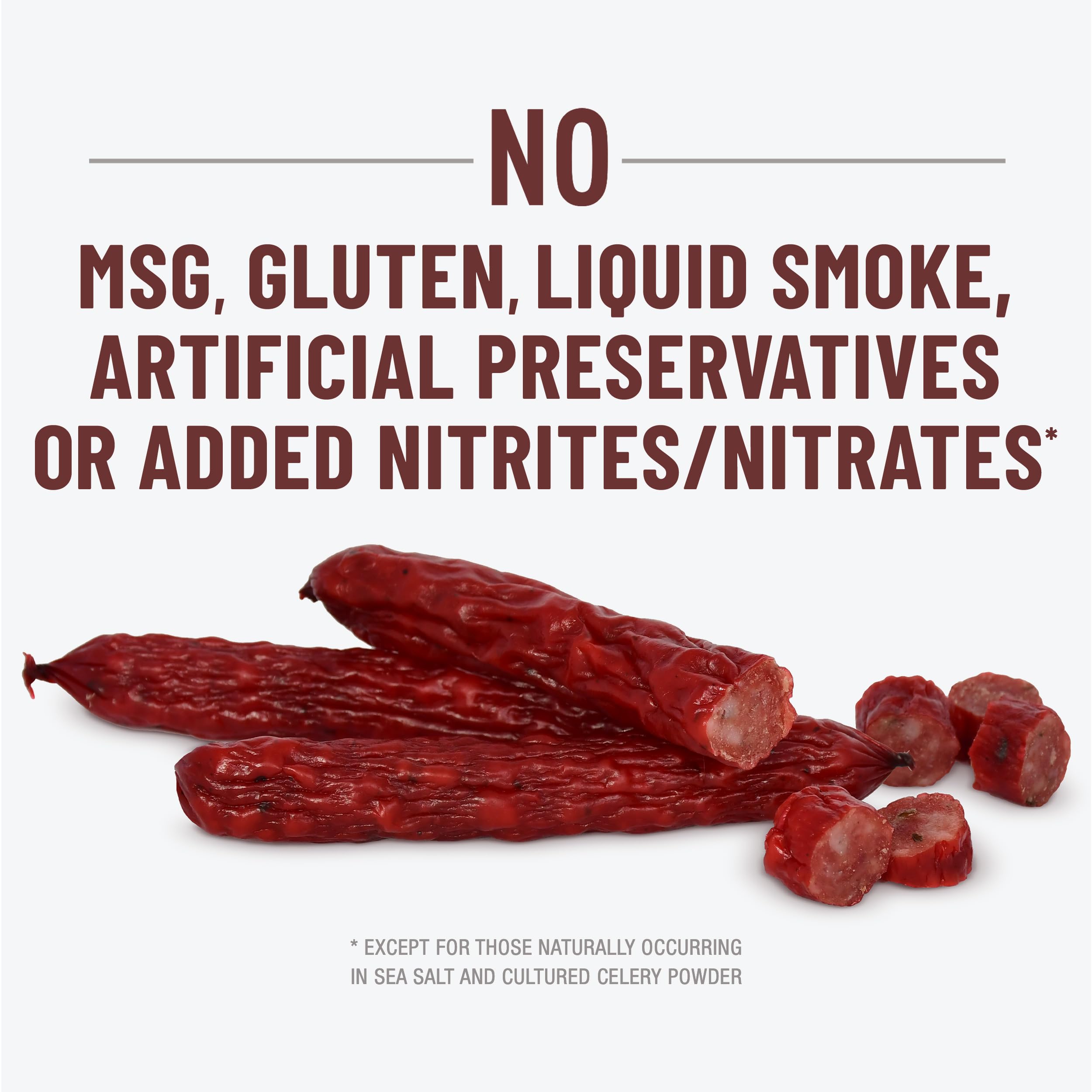 Dukes 7 grams protein per serving label supports a satisfying snack.
