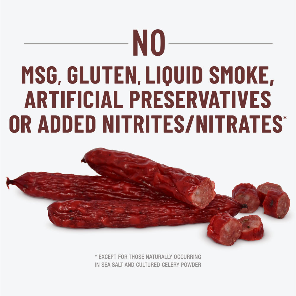 Dukes 7 grams protein per serving label supports a satisfying snack.