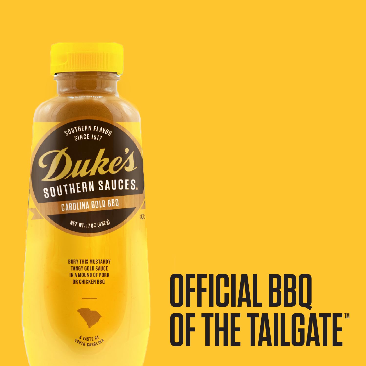 Duke's Alabama White Sauce with smoked meat for enhanced flavor.