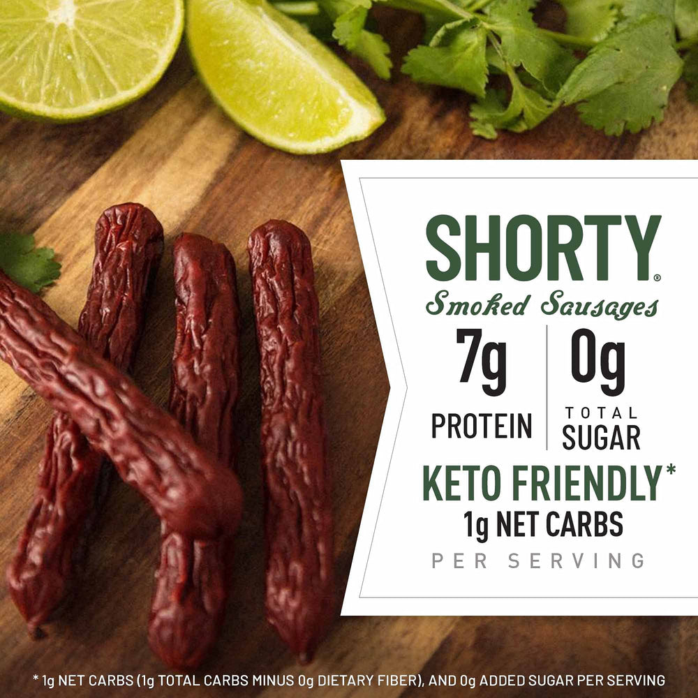 DUKE'S sausages taste shot highlights smoky, tangy notes with lime and cilantro.