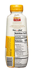 Duke's Coleslaw Dressing bottle pouring, easy mess-free application for salads and sandwiches.