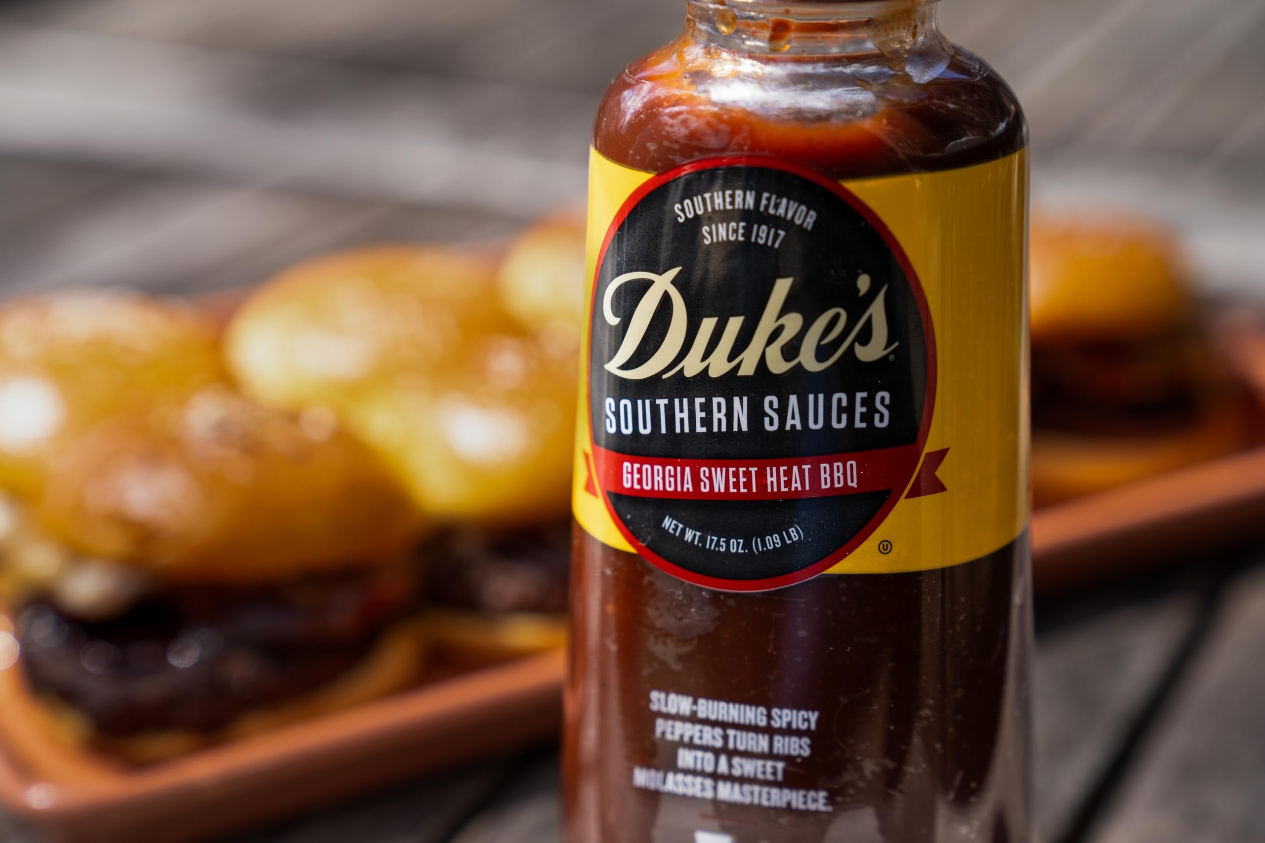 Duke's Georgia Sweet Heat on ribs adds molasses sweetness and peppery kick