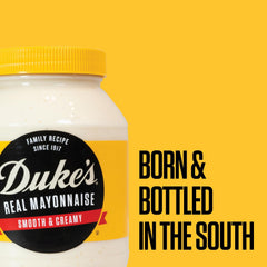 Sandwich assembly featuring Duke's Habanero Garlic Mayo.