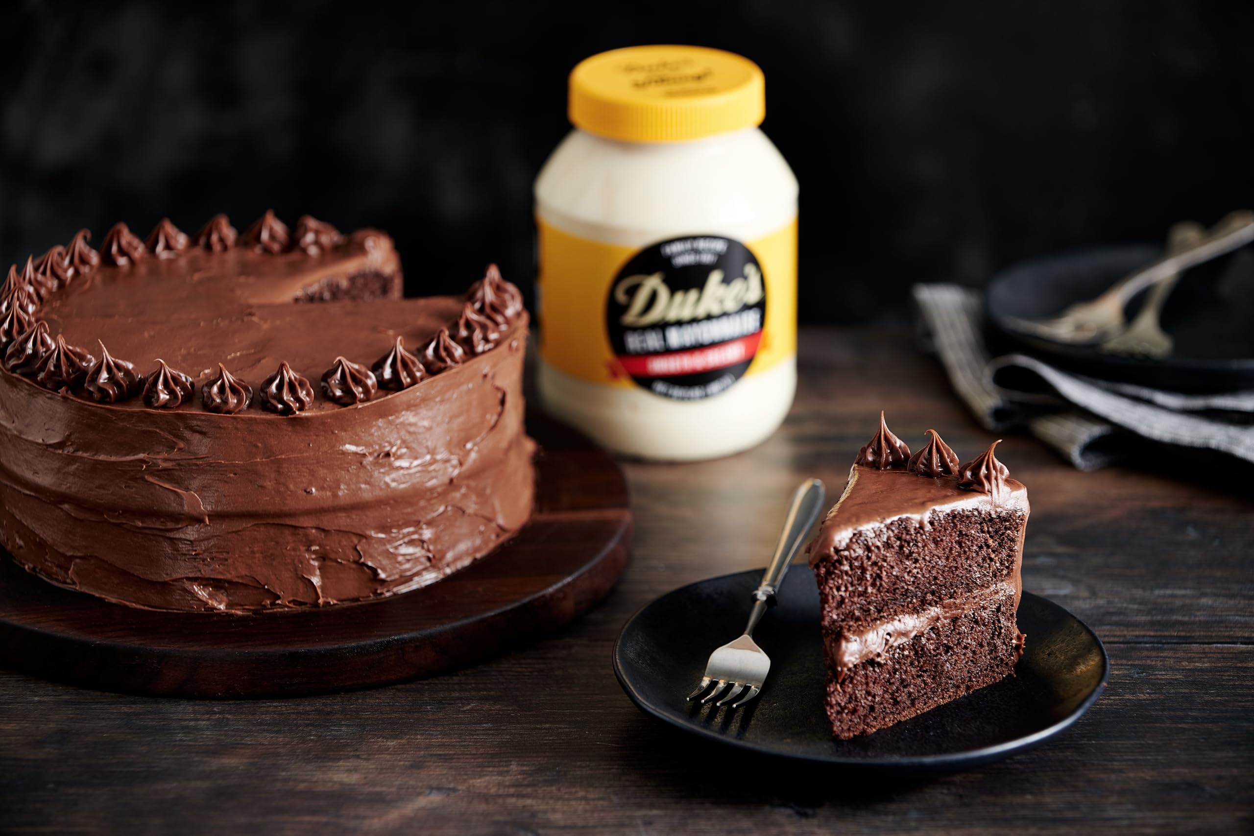 Duke's Mayo used as a baking ingredient to enrich recipes