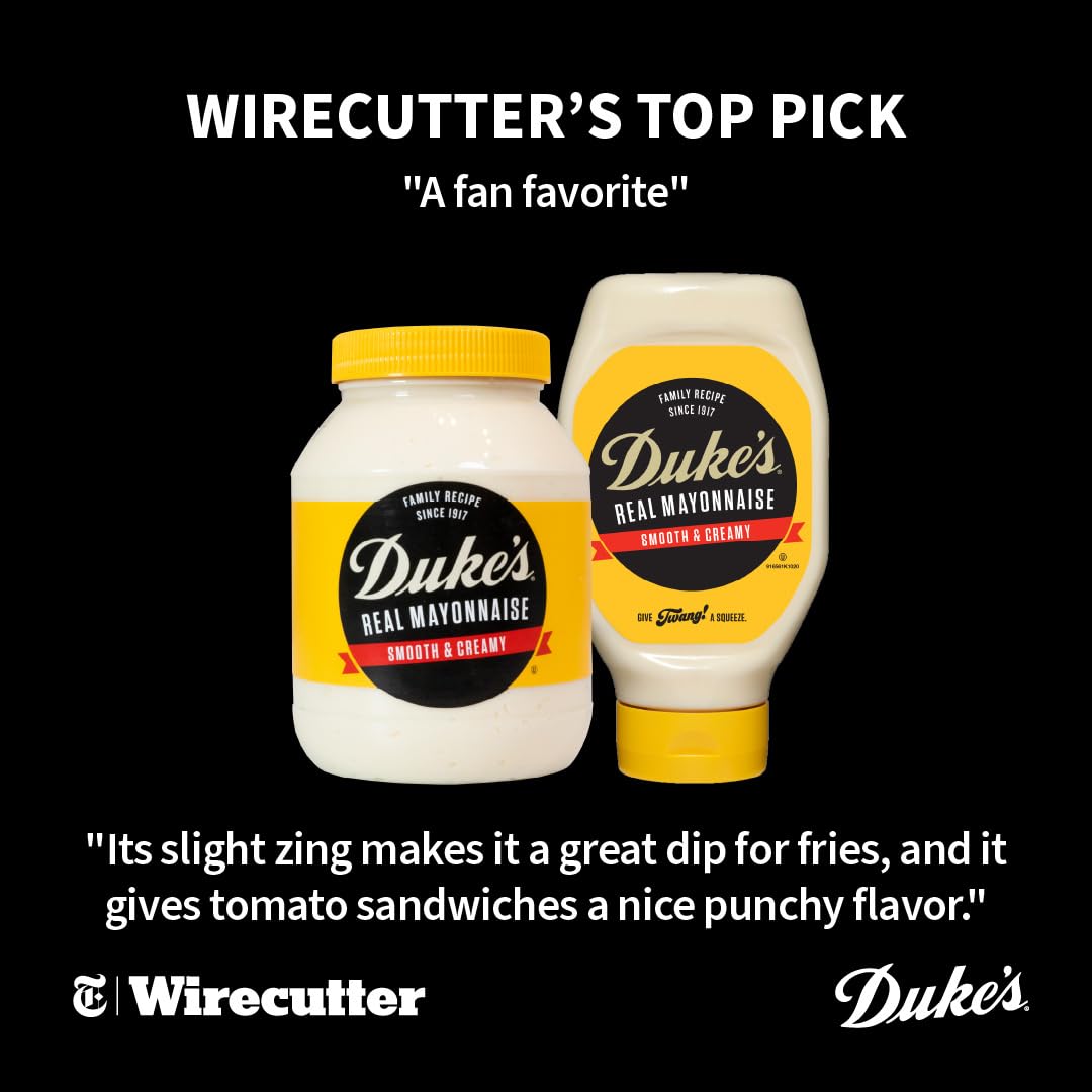 Duke's mayo added to potato salad for tangy richness.