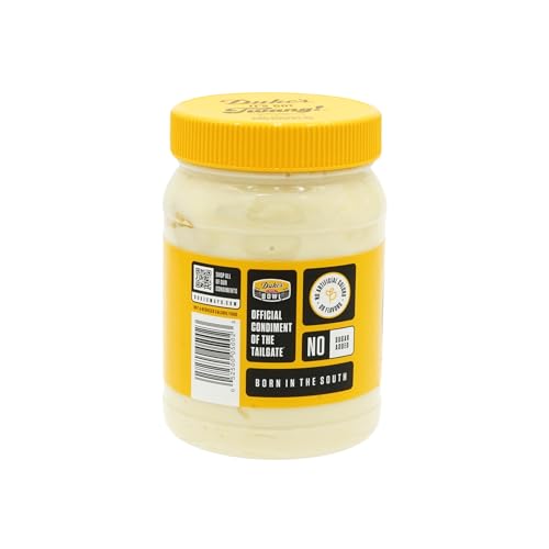 Duke's mayo in a bowl with herbs as dressing base
