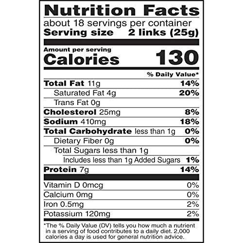 DUKE'S Pork Original Smoked Shorty Sausages keto-friendly snack, low carb option.