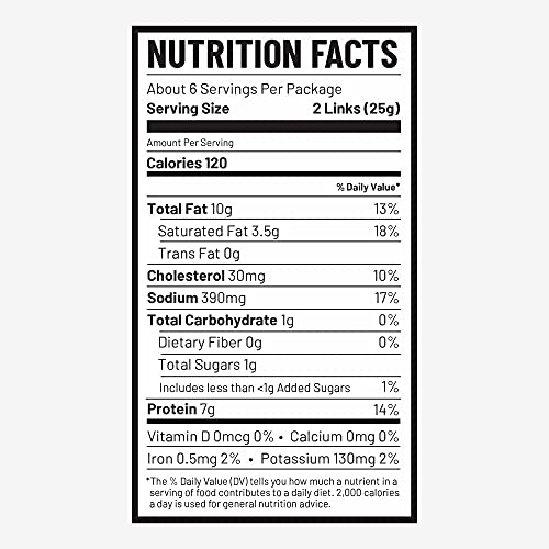 Duke's Shorty Sausages are keto-friendly, featuring 7g protein per serving.