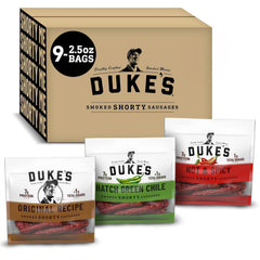 Duke's Shorty Originals pack, compact protein-rich snack for travel