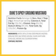 Duke's Spicy Ground Mustard sandwich assembly shows creamy heat enhancing flavor