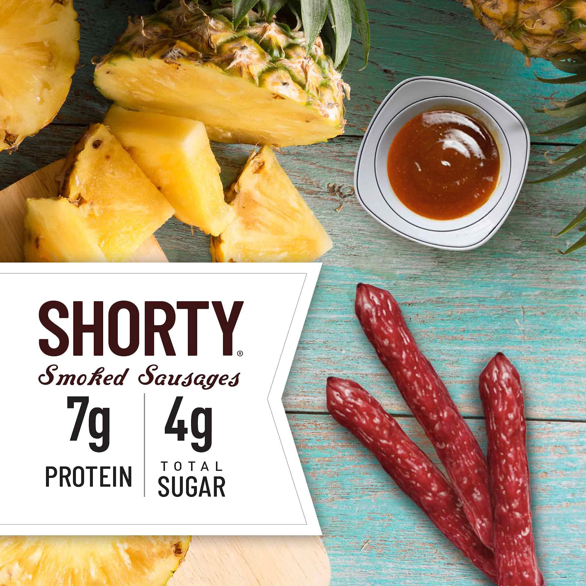 Duke's Teriyaki Shorty Sausages offer gluten-free snacking with bold flavor.