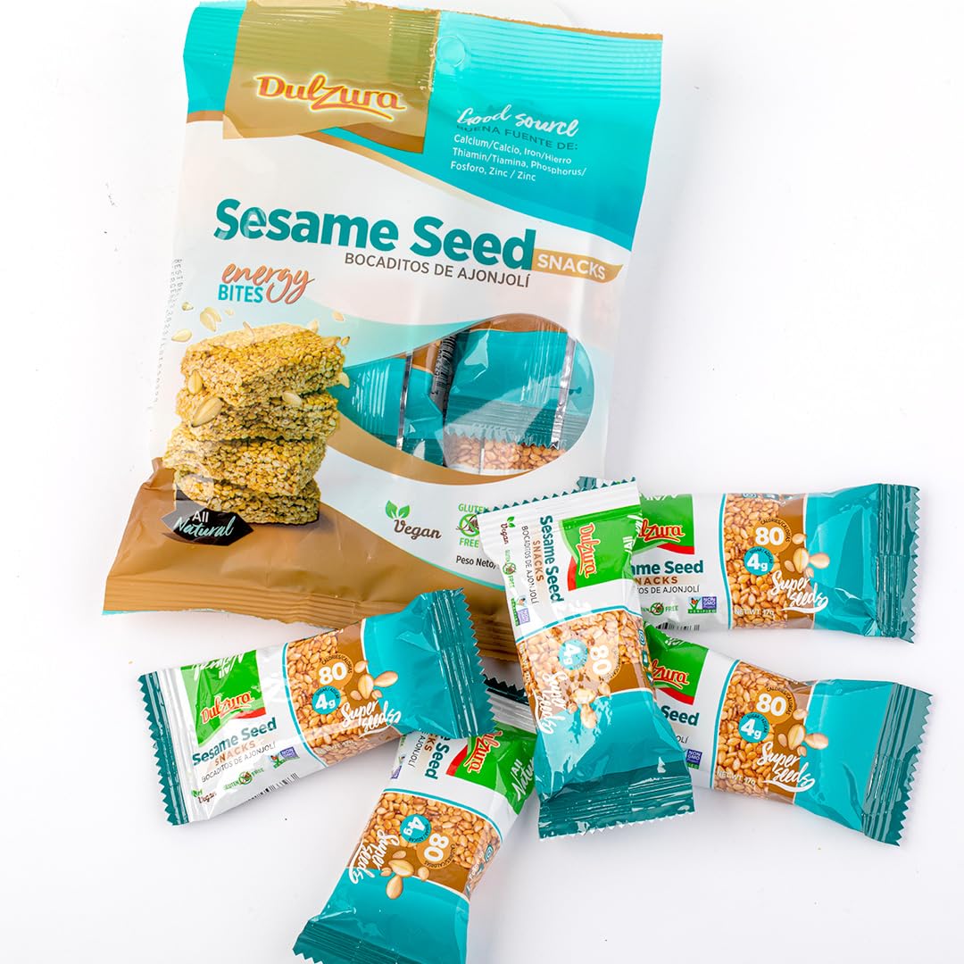 Dulzura Caribbean flavors shine in sesame seed crackers with a tropical twist.