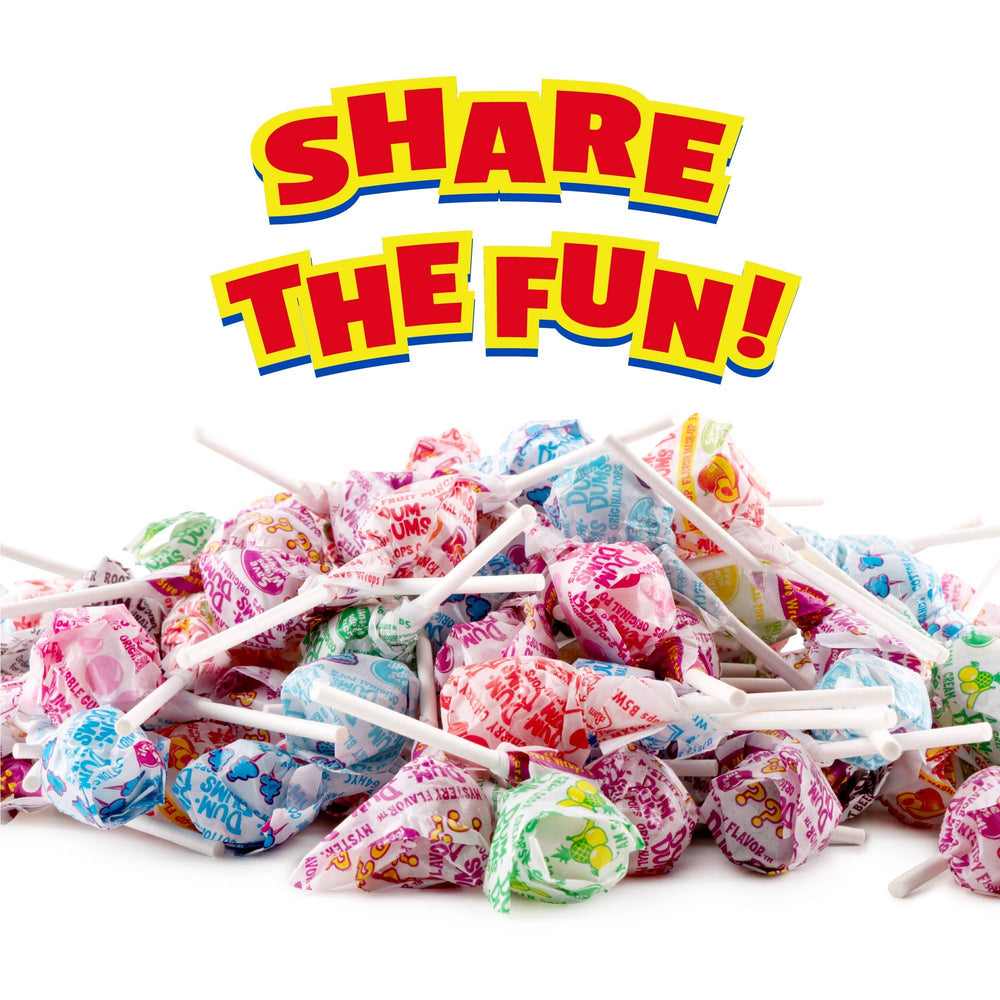 Dum Dums OU Kosher seal on packaging.