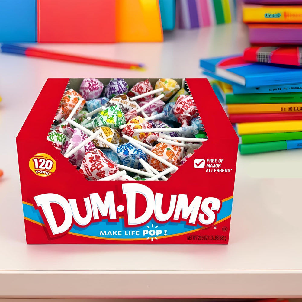 Seasonal holiday-ready Dum Dums mix for Halloween and more.