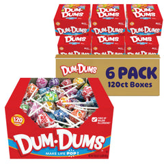 Dum Dums Original Candy Mix 720-count box ready for sharing at events.