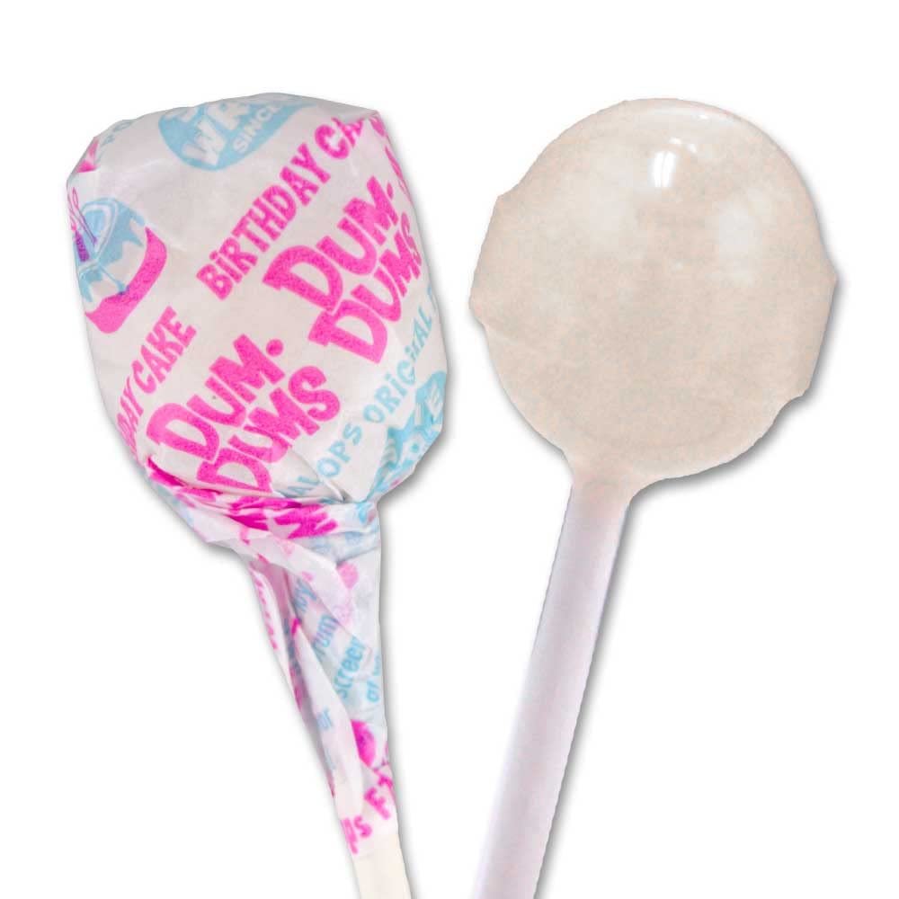Dum Dums resealable bag keeps lollipops fresh and ready for gifting.