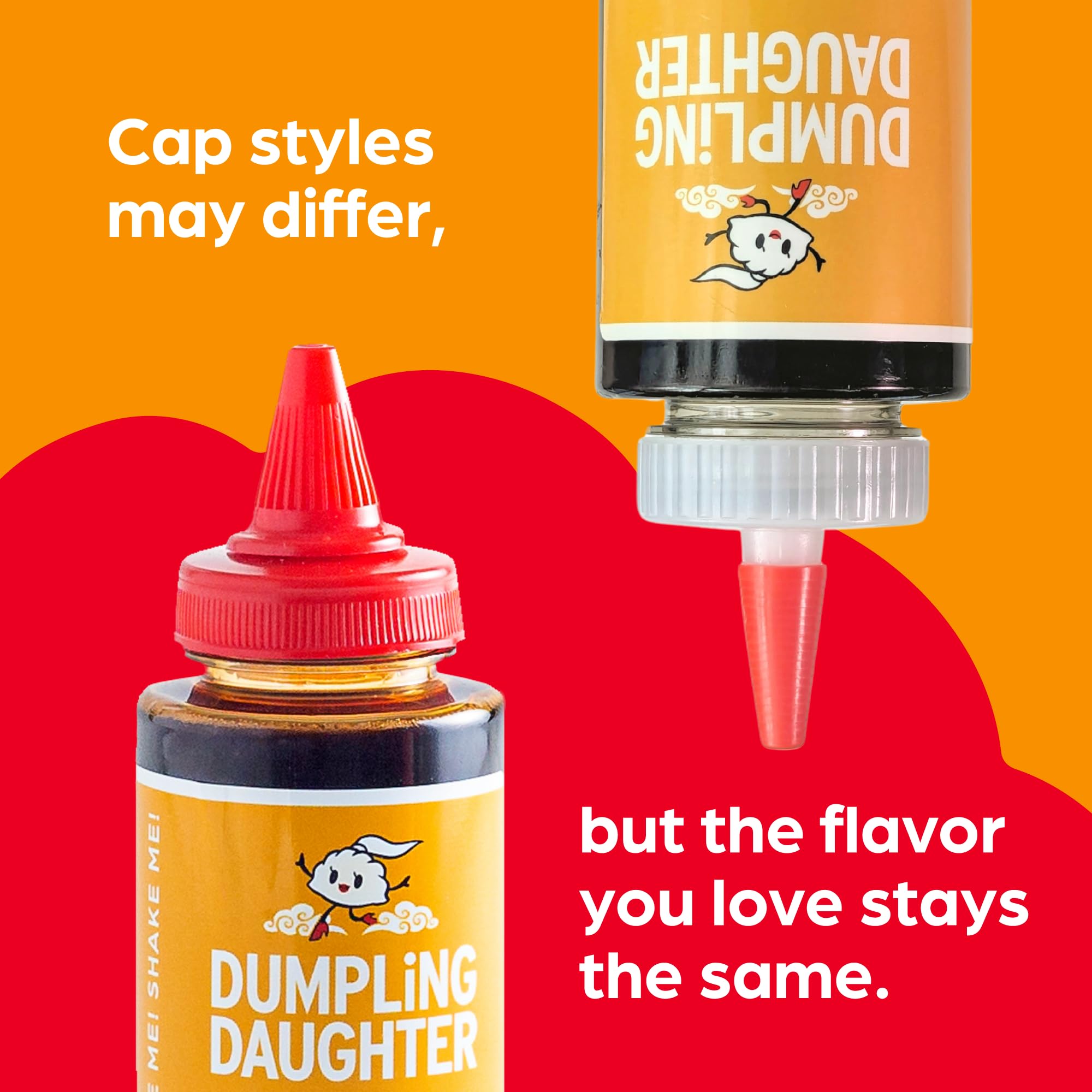 Dumpling Daughter 8 oz bottle on kitchen counter ready to use