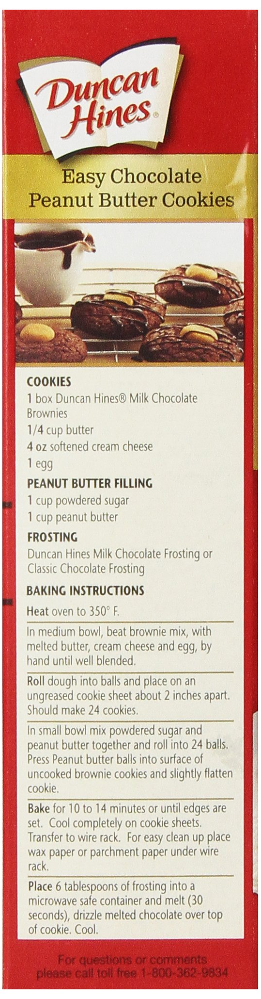 Duncan Hines Milk Chocolate Brownie Mix batter being poured for simple prep