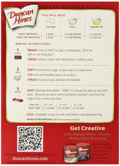 Duncan Hines Milk Chocolate Brownie Mix batter spread in a 13x9 pan for sharing