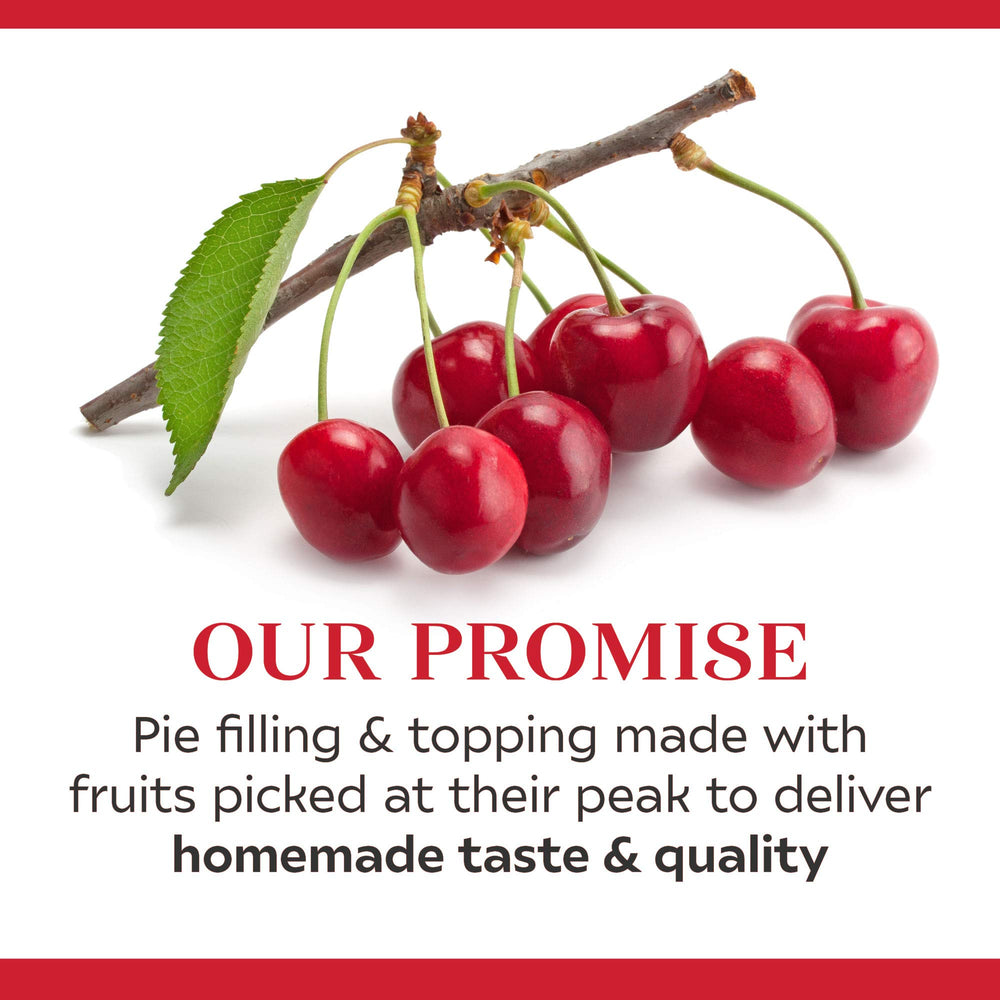 Duncan Hines Comstock cherry pie filling eight-pack display for family baking