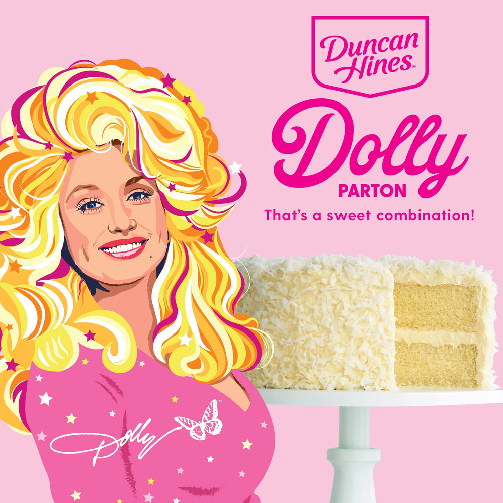 Cookies glazed with Dolly Parton buttercream frosting for a sweet bite