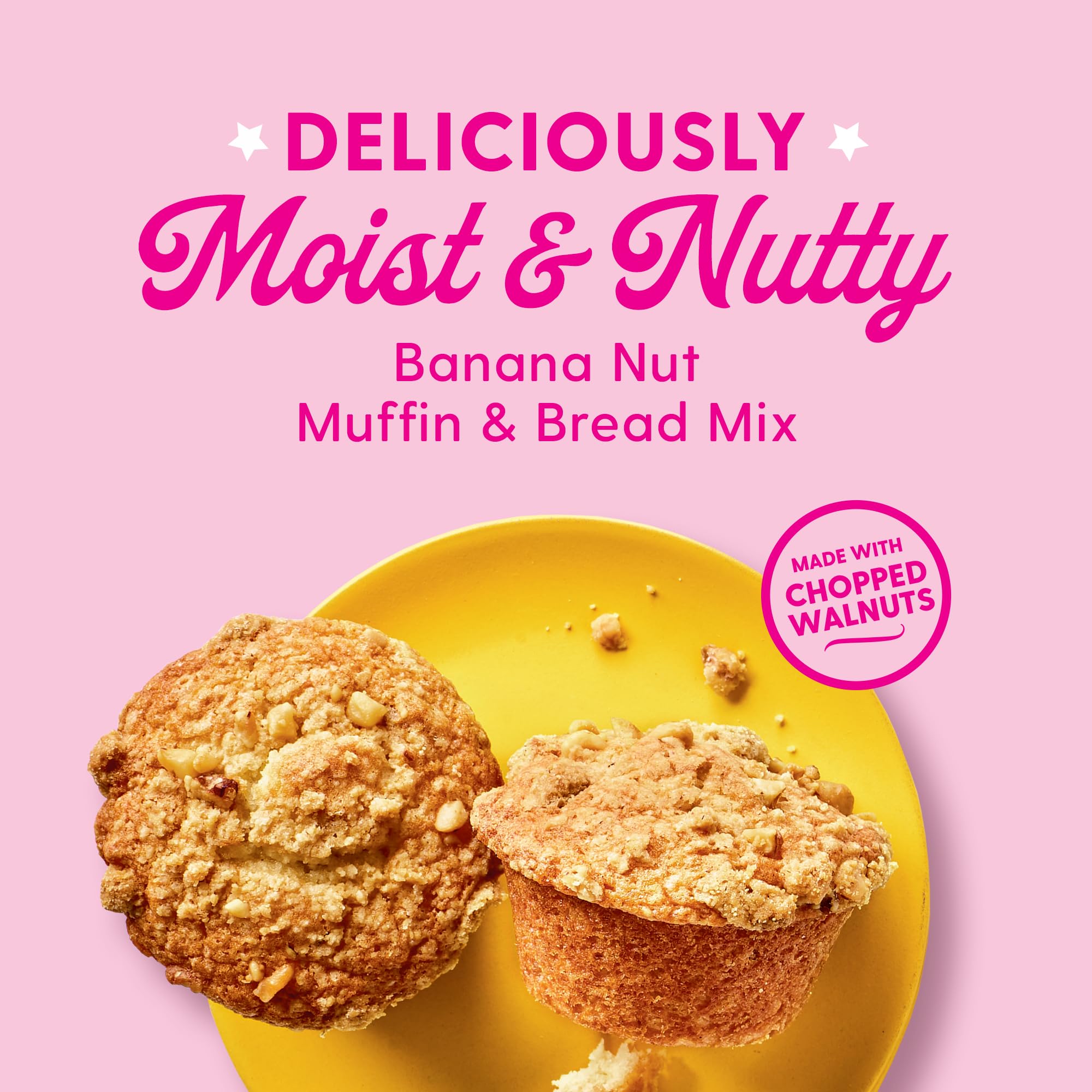 Duncan Hines Dolly Parton's muffins on a plate, perfect for breakfast or snack