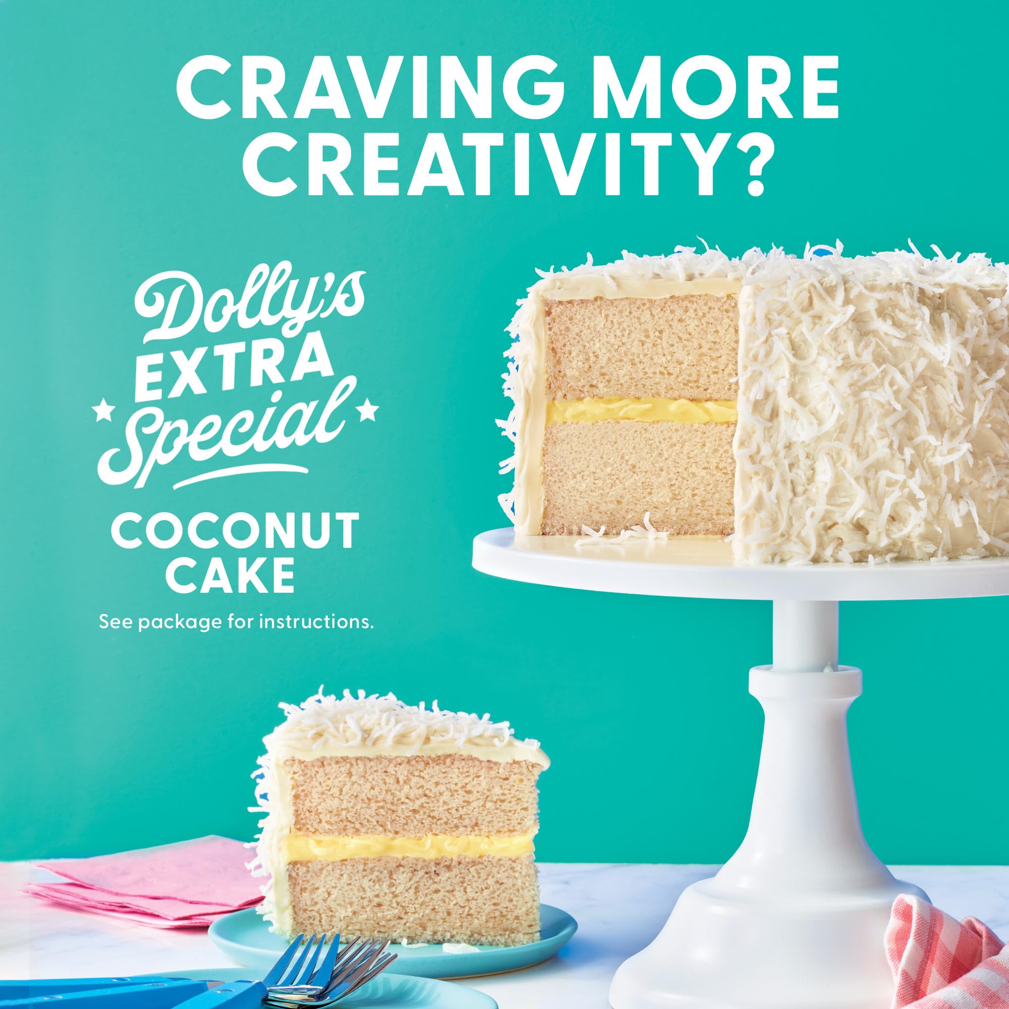 On-box Extra Special Coconut Cake recipe from Dolly Parton
