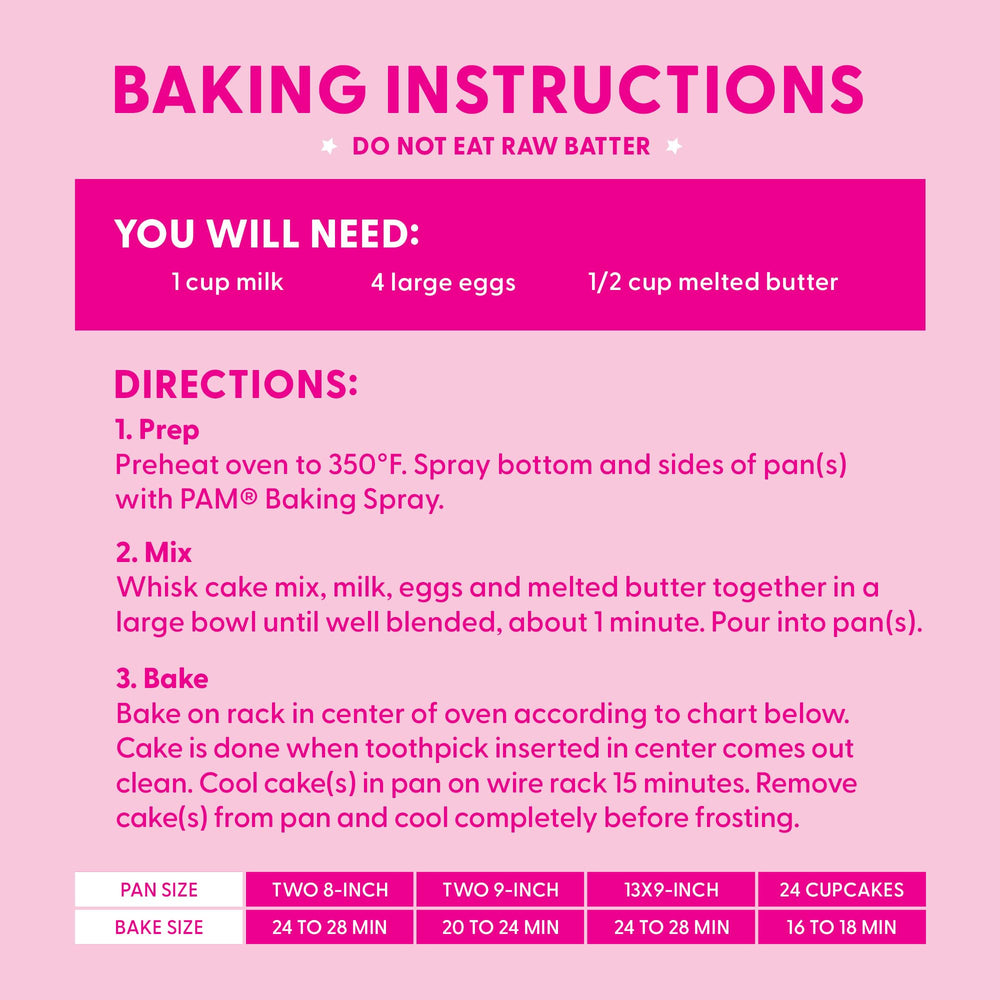 Duncan Hines Dolly Parton Vanilla Cake Mix setup for a birthday dessert