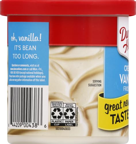 Duncan Hines Frosting used in a family baking afternoon.