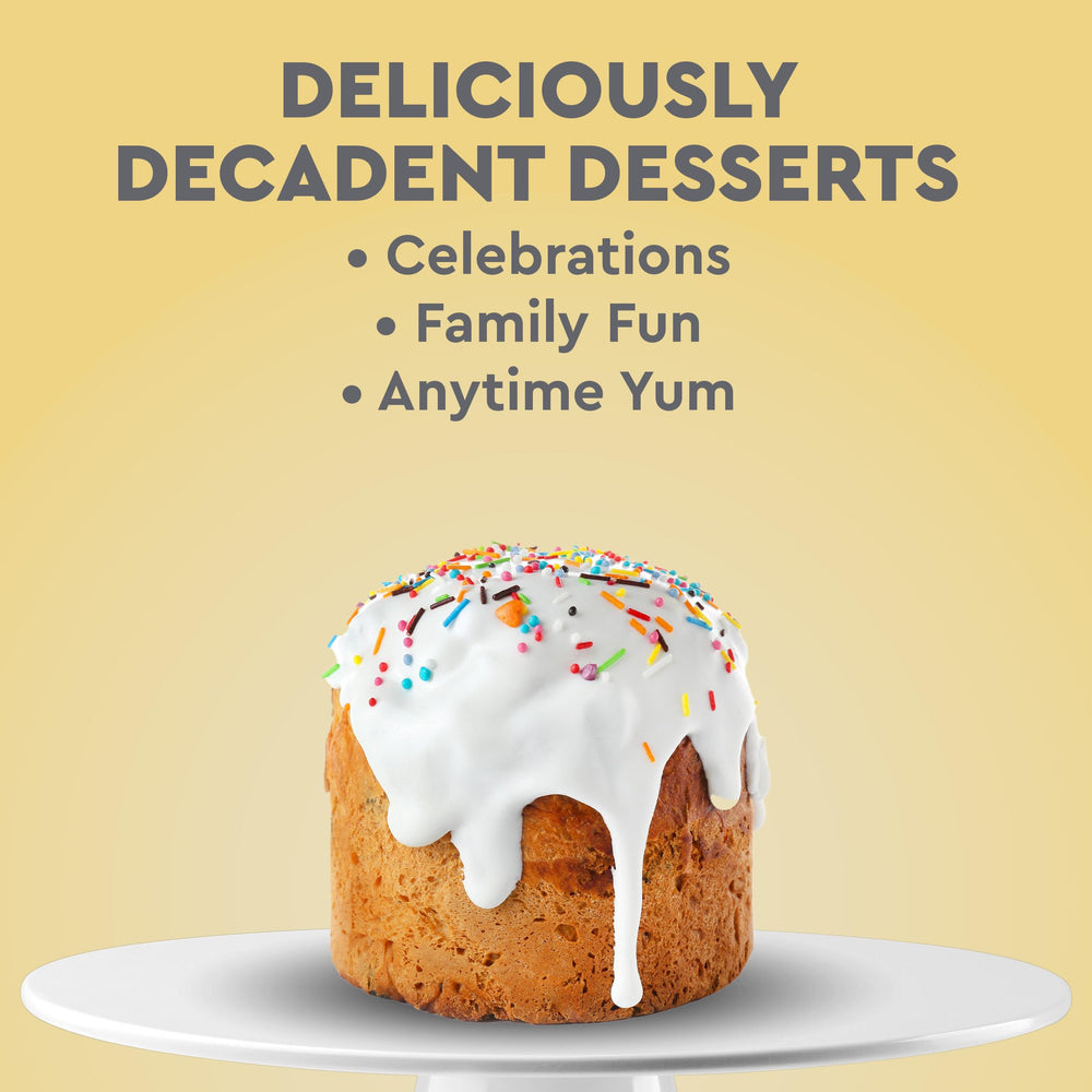 Cupcakes baked with Duncan Hines French Vanilla mix for celebrations