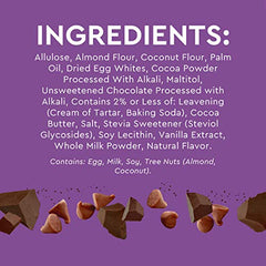 Duncan Hines Keto Double Chocolate mix inside cup before water addition.