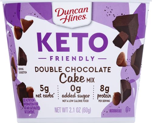 Duncan Hines Keto Cup water addition step for batter.