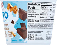 Duncan Hines Keto-friendly brownie cup label highlighting gluten-free and Kosher status.