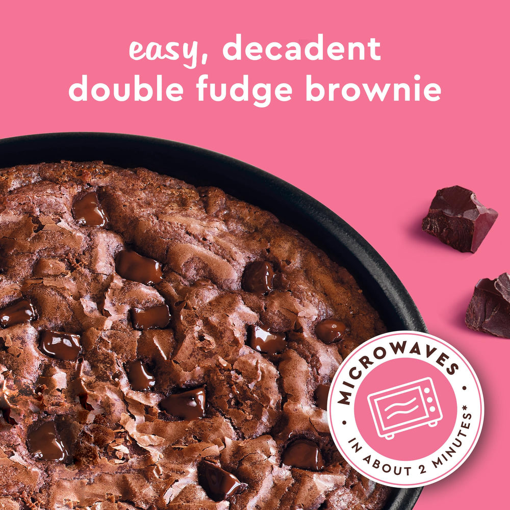 Duncan Hines Mega Brownie Mix pan included for easy baking