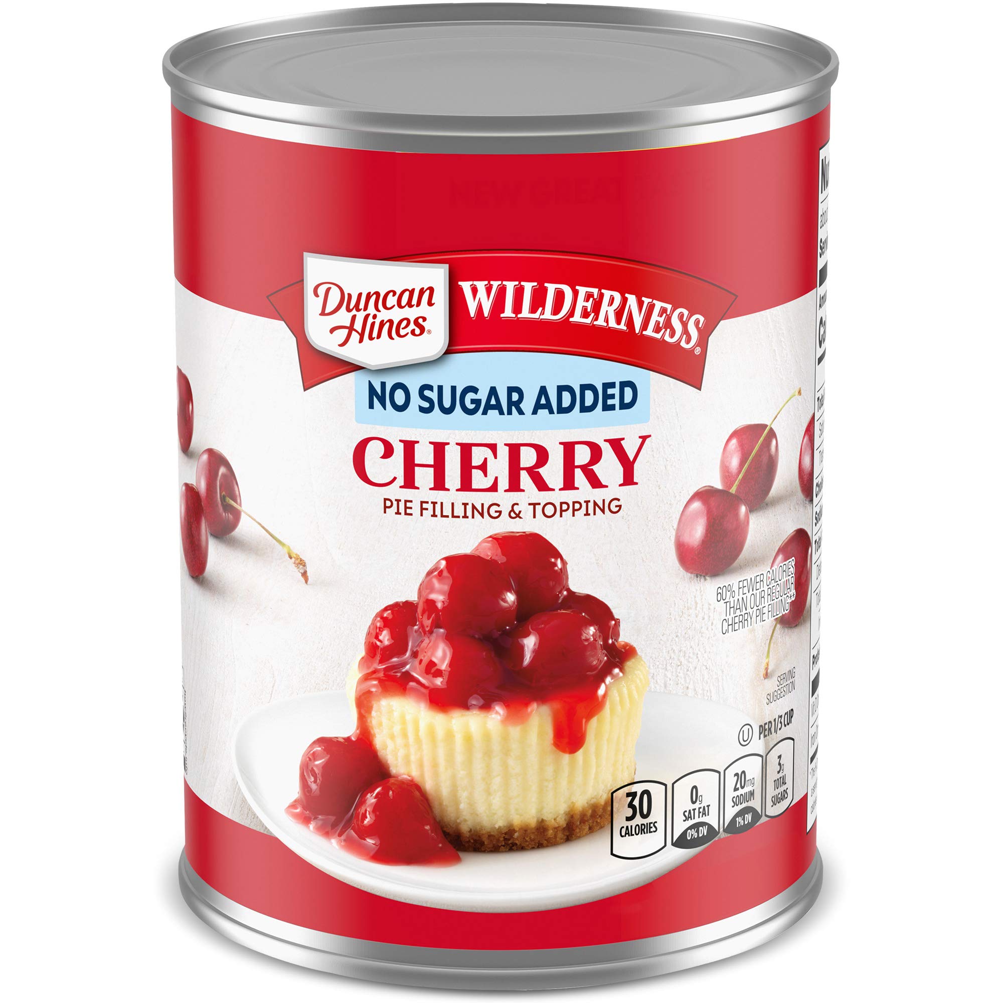 Duncan Hines Wilderness cherry pie filling 20oz ready to bake a classic dessert