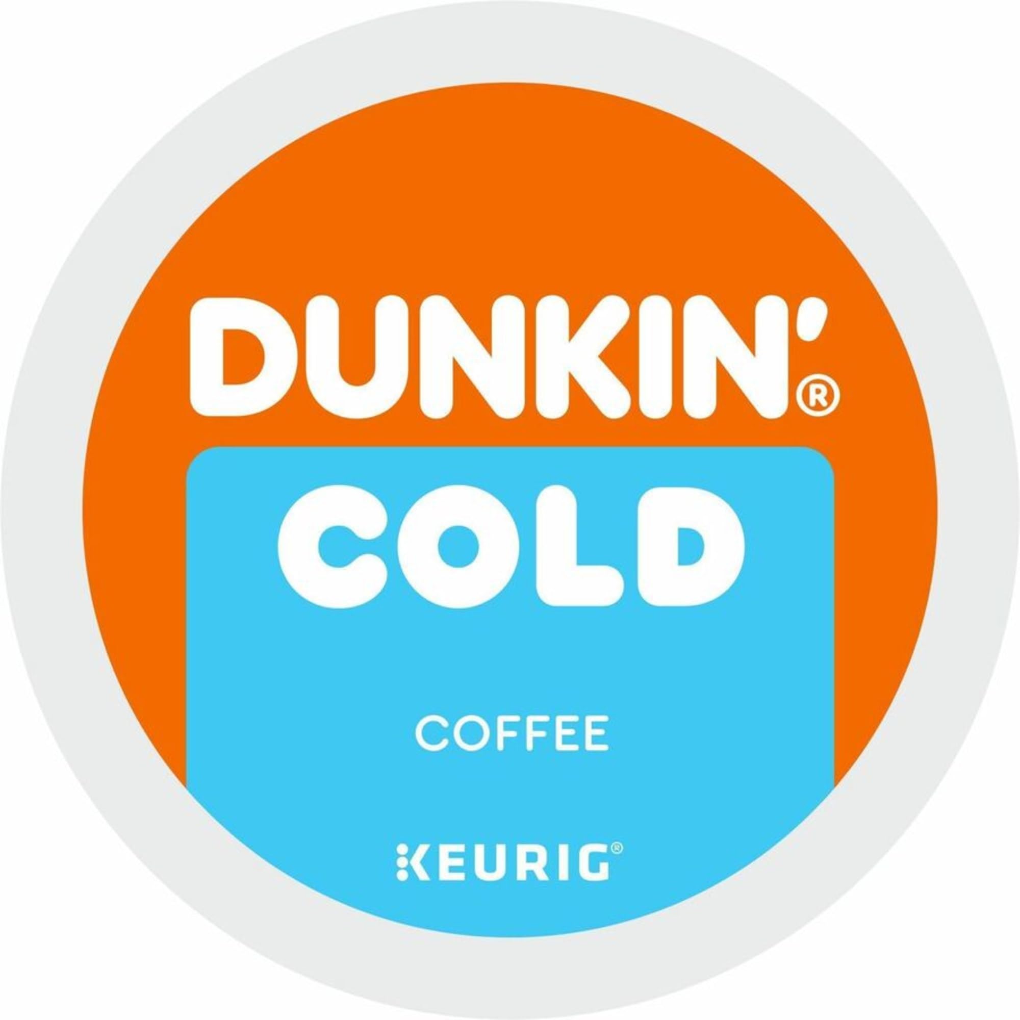 Dunkin Brew K-Cup Over Ice poured into glass for a crisp refreshing drink