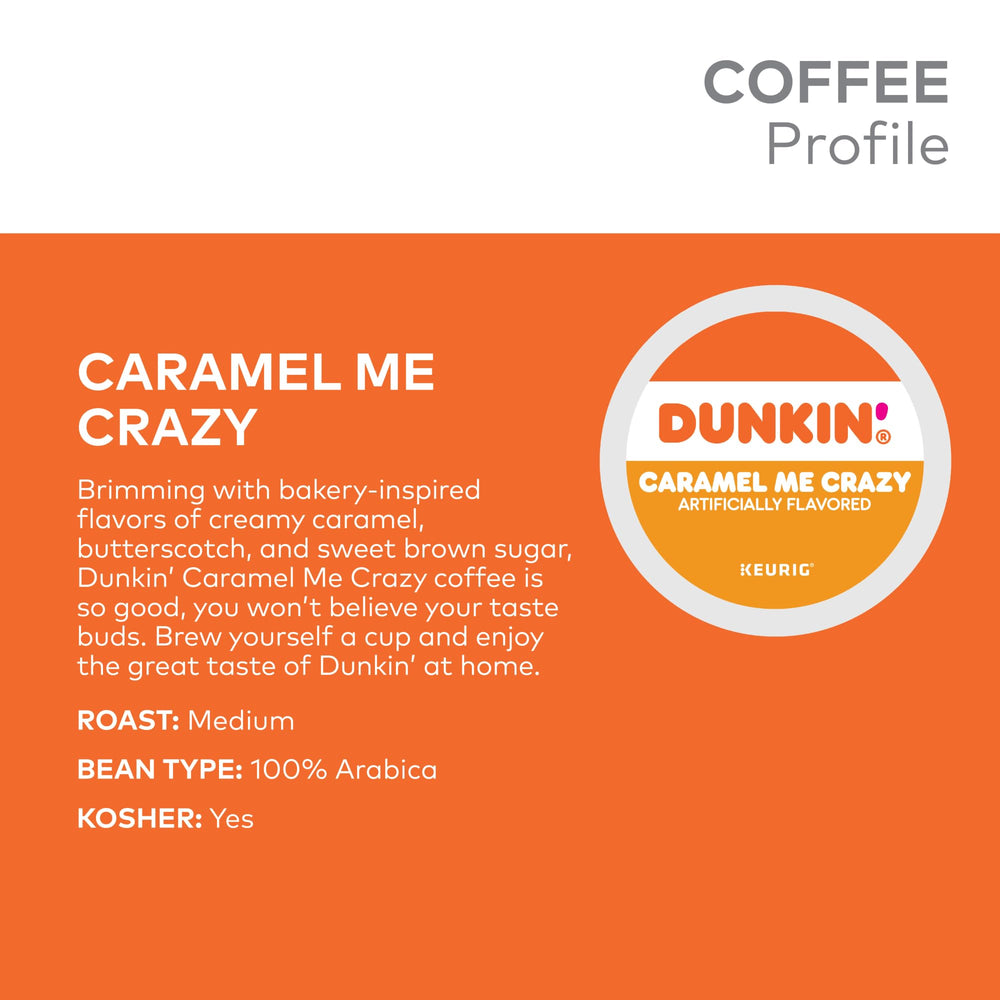 Dunkin Caramel Coffee Cake closeup swirls show caramel and vanilla notes