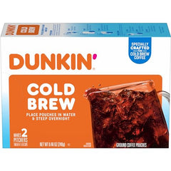 Dunkin cold brew pitcher chilling in the fridge