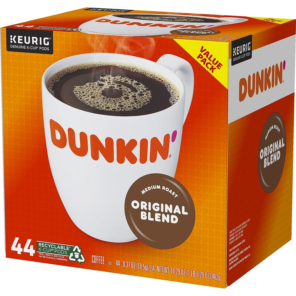 Dunkin Donuts k cup pod brew setup for Keurig machines