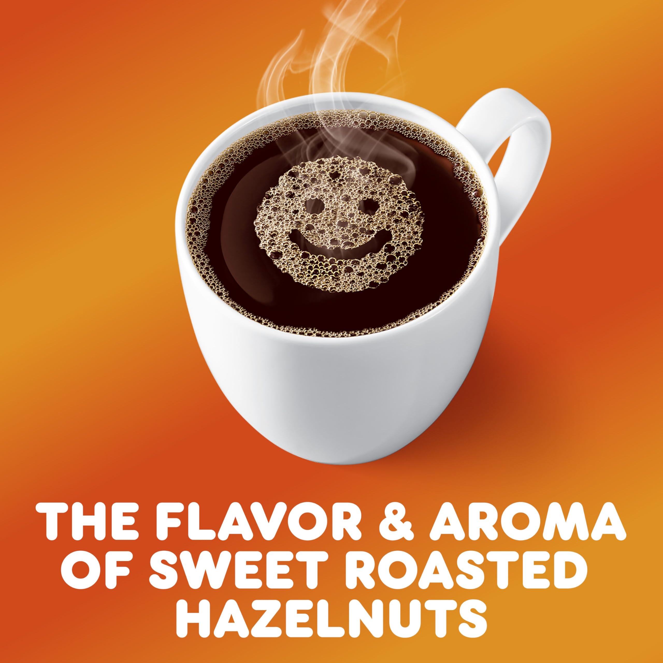 Dunkin Hazelnut medium roast aroma enhances kitchen atmosphere